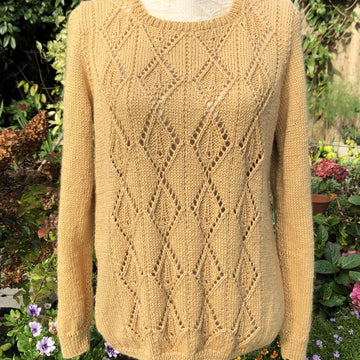 Corrynn, Diamond Patterned Sweater