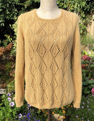Corrynn, Diamond Patterned Sweater