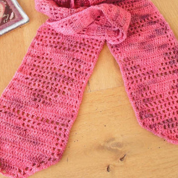 Heart2heart crochet scarf