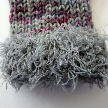 Fur Trimmed Mittens Extra Warm