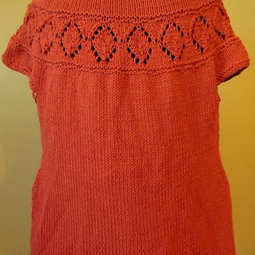 Adult and Baby versions for Leaf Yoke Cardi