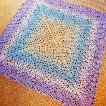 Aidan's Radiating Diamonds Blanket