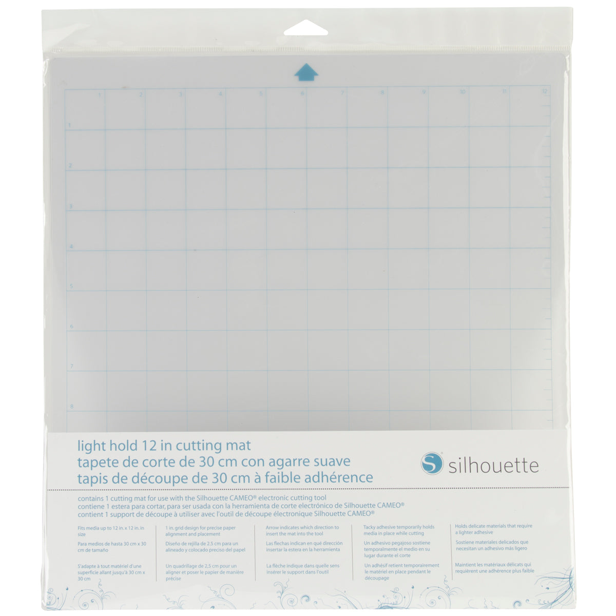 Silhouette America Silhouette Cameo Light Tack Cutting Mat - 12"X12"