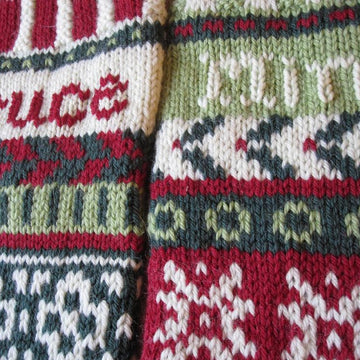 Cross & Leaf Stocking