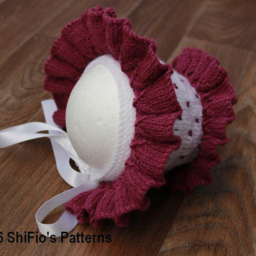 Knitting pattern baby jacket and hat  #340