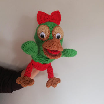 Duck Crochet Hand Puppet