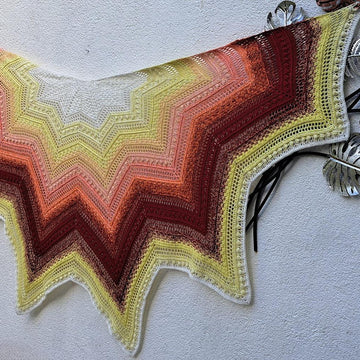 Star Shaped Scarf "Persephone"