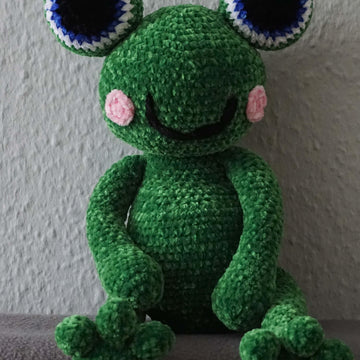 Häkelanleitung für Frosch Quaki
