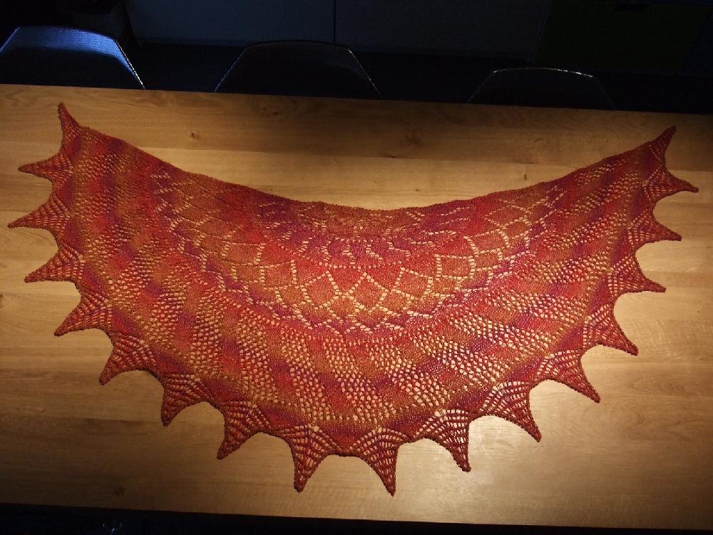 Bright sunlight shawl