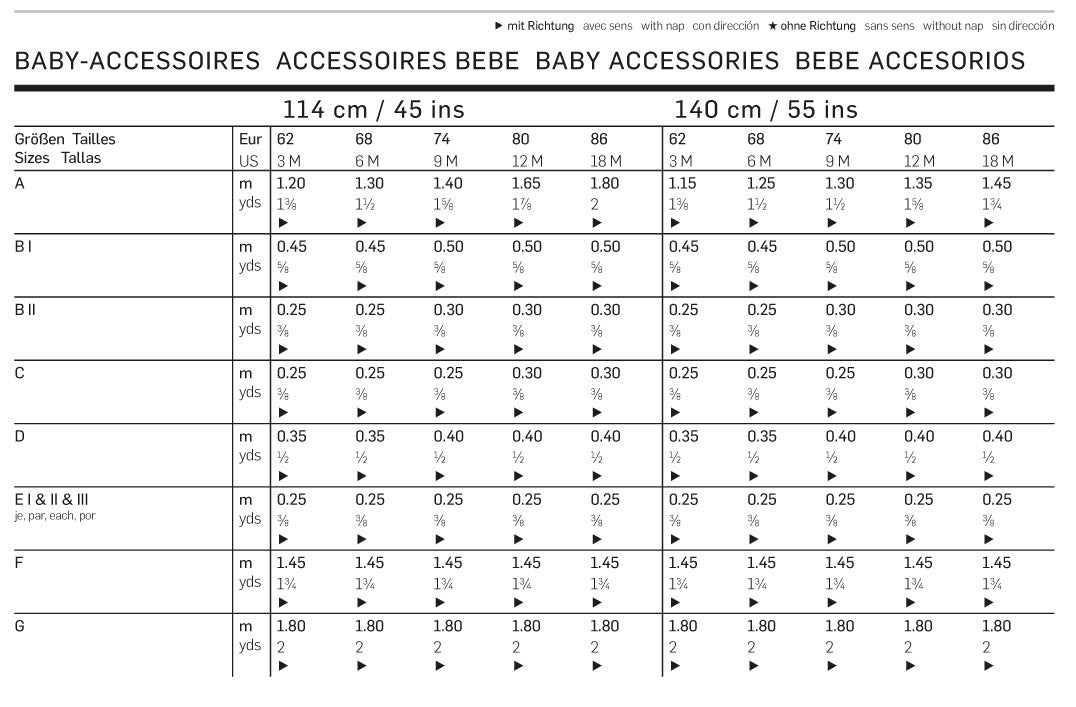Burda B9635 Baby Accessories