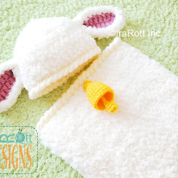 Baa-Baa Baby Lamb Hat and Cocoon Set