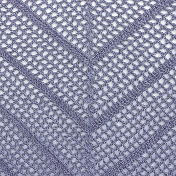 Simple Triangle Crocheted Shawl