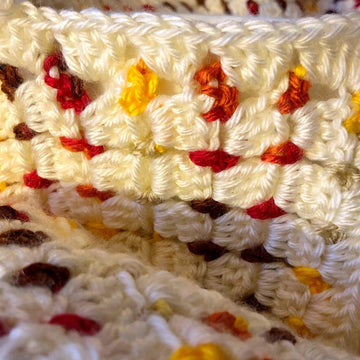 Crochet Fireside Throw Blanket