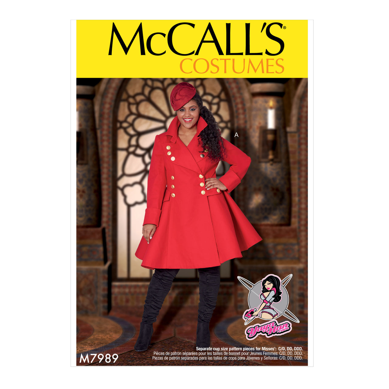 McCall's Women's Costumes M7989 - Sewing Pattern