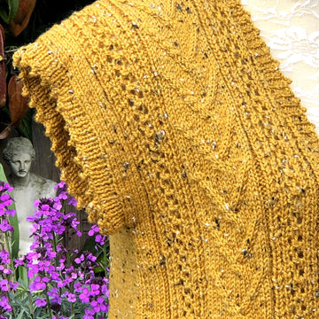 Cable & Eyelet Gilet