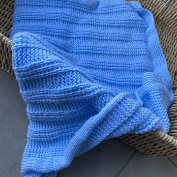 Ladder Baby Knit Blanket