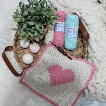 Heart Dishcloth