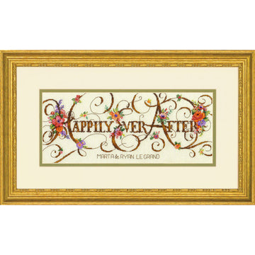 Dimensions Ever After Cross Stitch Kit - 12cm x 30cm