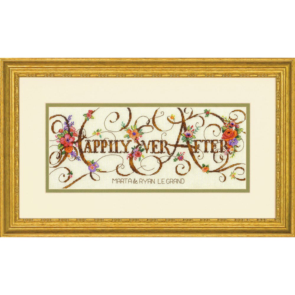 Dimensions Ever After Cross Stitch Kit - 12cm x 30cm