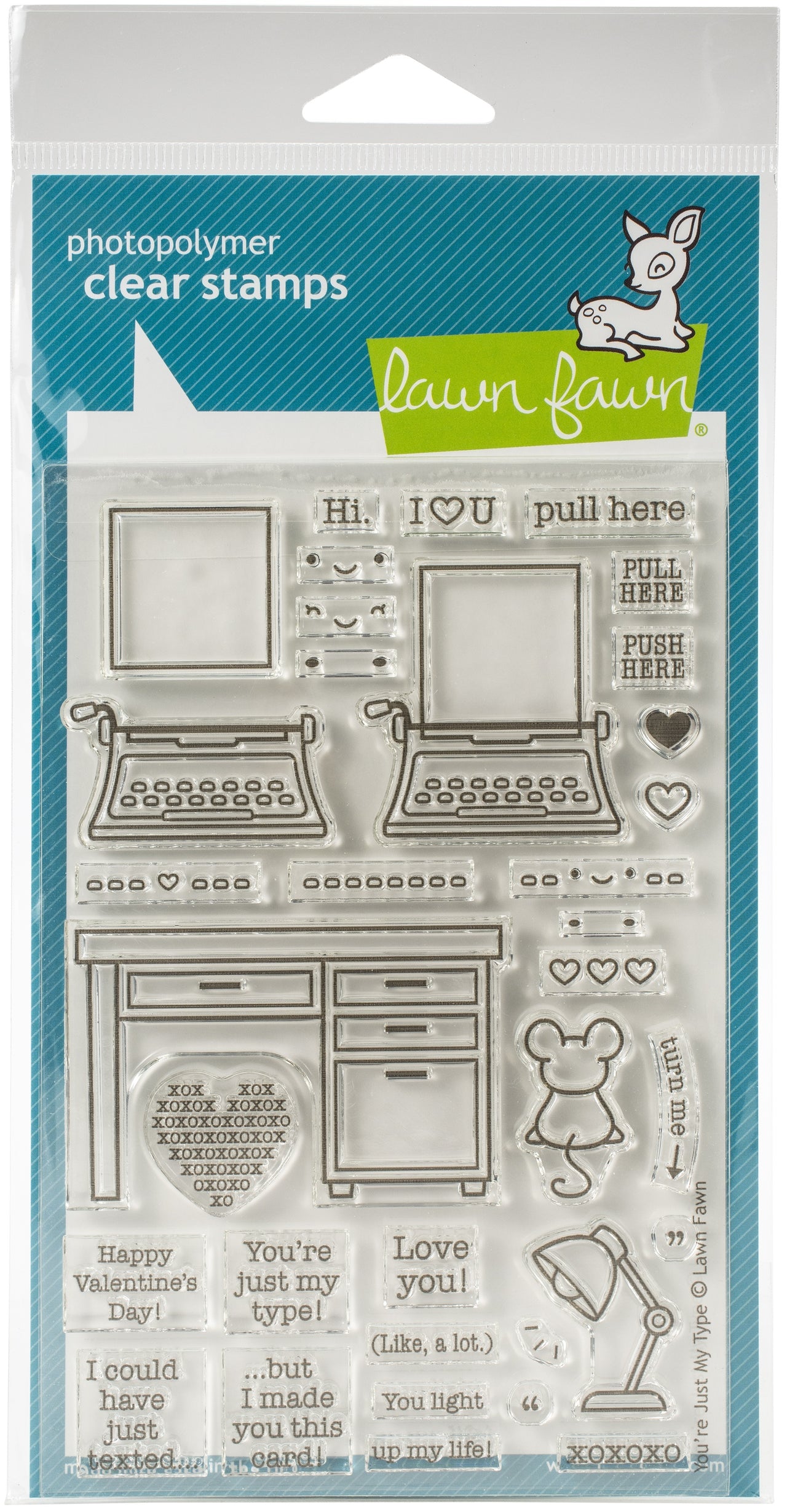 Lawn Fawn Clear Stamps 4"X6" - You're Just My Type