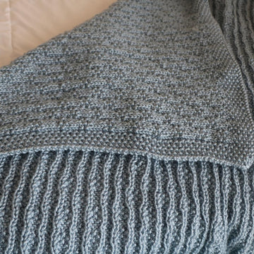 Waterfall Reversible Baby Blanket.