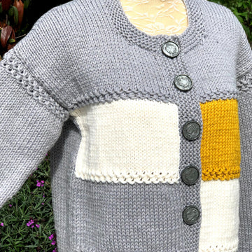 Chunky Colour-Block Jacket