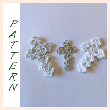 Crochet Cross favor pattern
