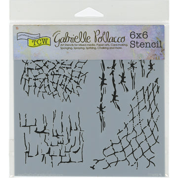 The Crafter's Workshop Crafter's Workshop Template 6"X6" - Many Textures