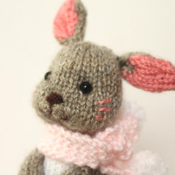 Grey bunny and little mouse