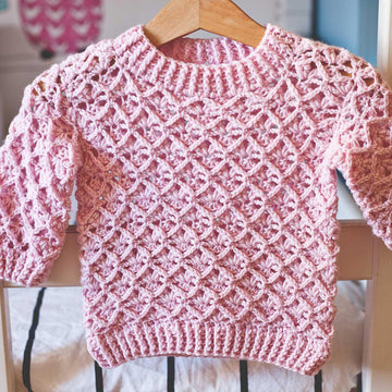 Lacy Rhomb Sweater