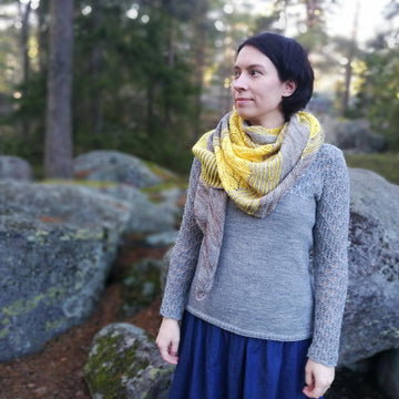 Kanttarelli Shawl