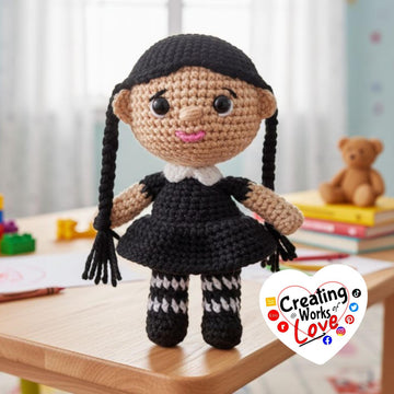 Wednesday Doll Amigurumi