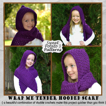 Wrap Me Tender Hooded Scarf