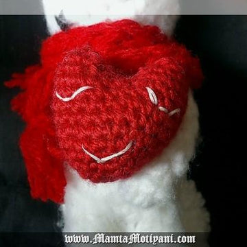 Crochet Baby Heart Amigurumi Pattern For Christmas Valentine
