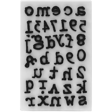 Advantus Idea-Ology Cling Foam Stamps 37/Pkg - Type Lowercase Alpha .75" To 1"