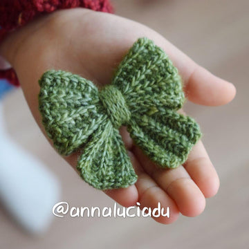 Knitted Rib Bow Hair Accessories