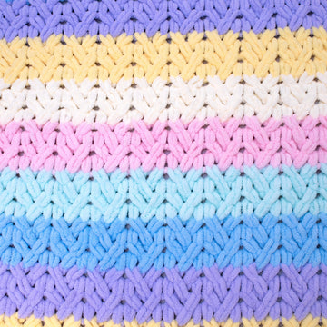 Heavy Braid Blanket Pattern