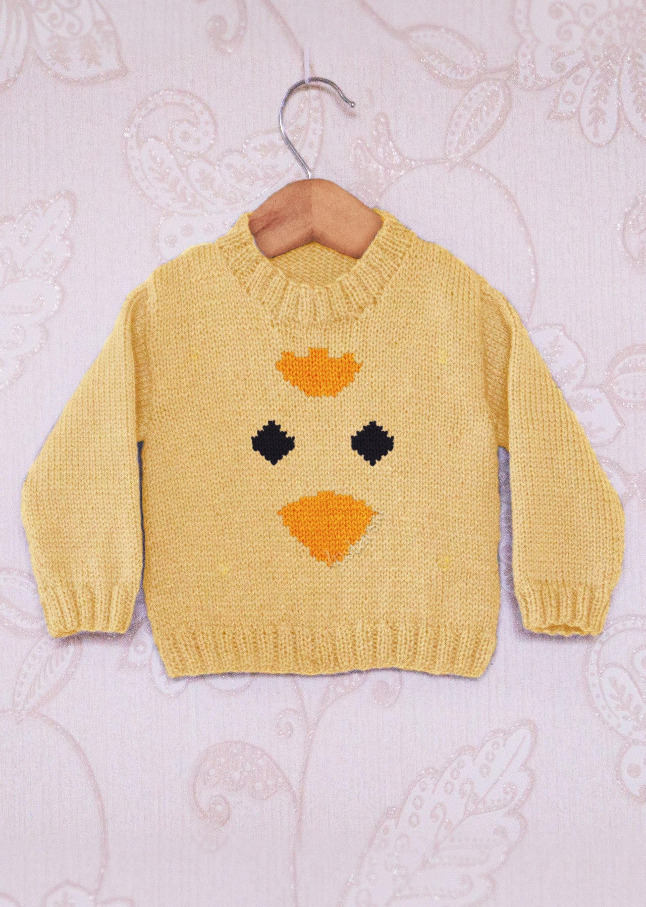 Intarsia - Chick Face Chart - Childrens Sweater