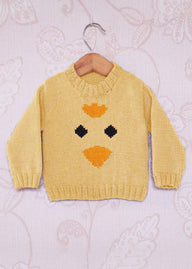 Intarsia - Chick Face Chart - Childrens Sweater