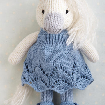 Horse/donkey/unicorn in a dress