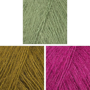 Lana Grossa Silkhair 01 Poncho 7 Ball Project Pack