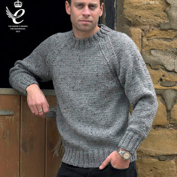 Sweater and Cardigan in King Cole Chunky Tweed - 4034 - Leaflet