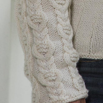 Cable Panel Cardigan - #188
