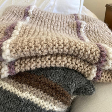 Stripey Lap Blanket