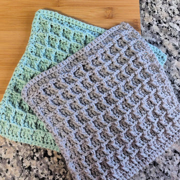 Waffle Stitch Dishcloth