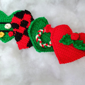 Heart Christmas ornaments