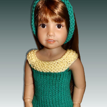 Pant Jumpsuit Knitting Pattern fits Kidz n Cats Dolls.