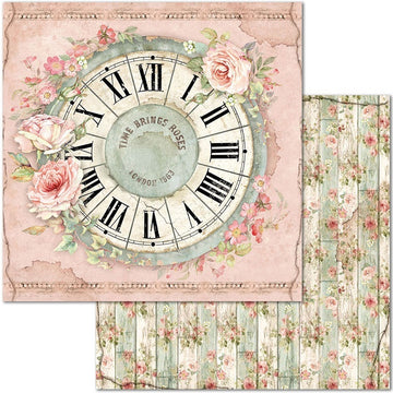 Stamperia Intl Stamperia Double-Sided Paper Pad 8"X8" 10/Pkg - House Of Roses, 10 Designs/1 Each