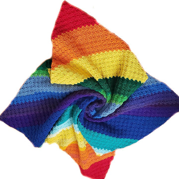 Rainbow C2C Blanket