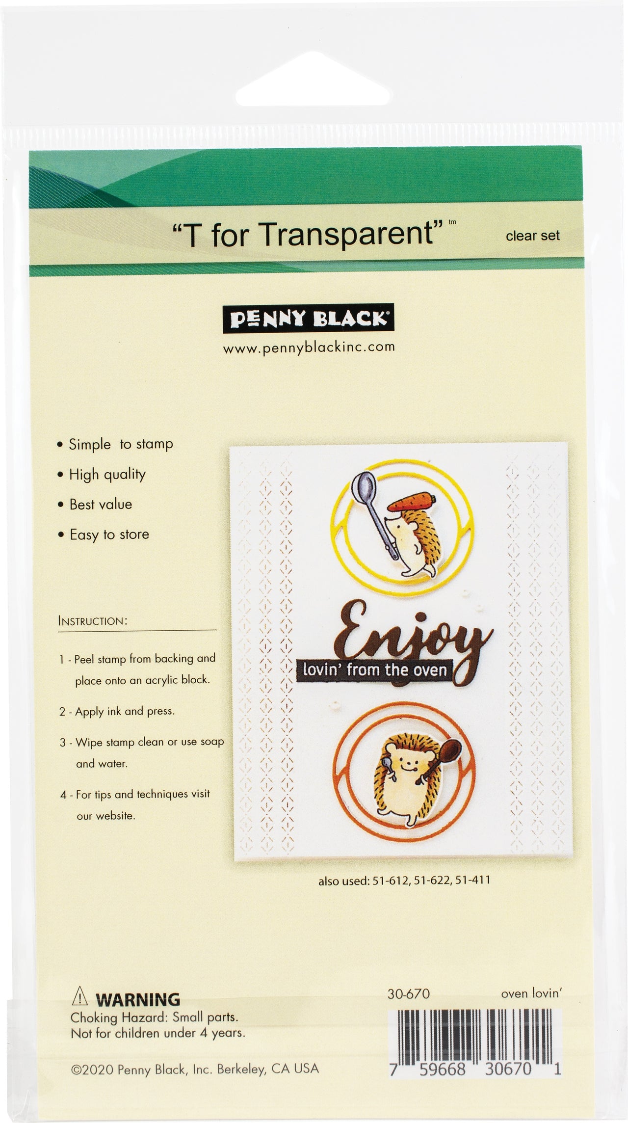 Penny Black Clear Stamps - Oven Lovin'